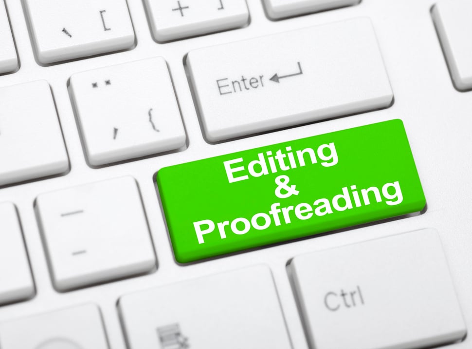 Editing and profreeadin.